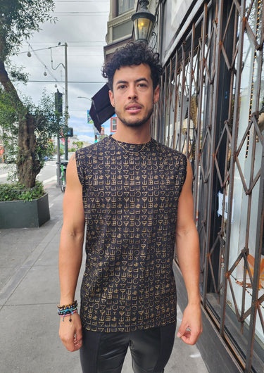 Men's Wotsuma print tank ( 2 Colors )