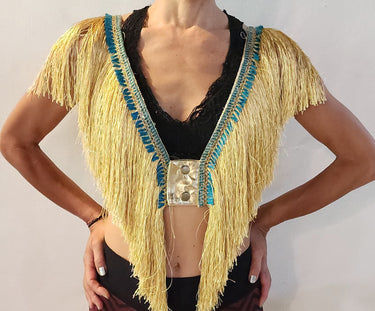 Aria Long Fringe Vest (2 colors)