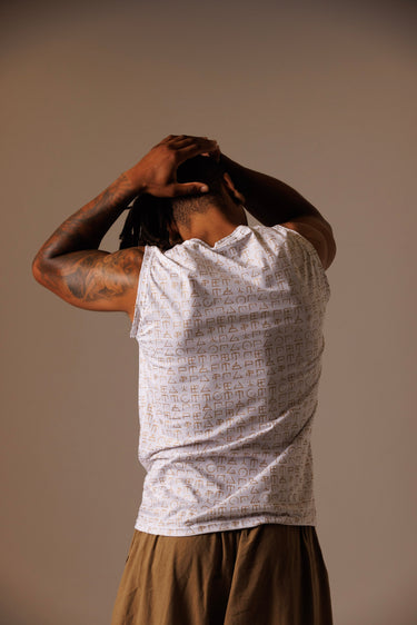 Men's Wotsuma print tank ( 2 Colors )