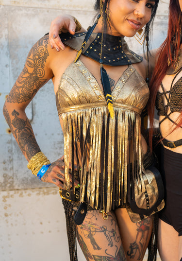 Leather Lunar Necklace