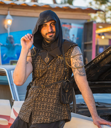 Samurai Chain Hooded Vest