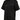 A black short-sleeve button-up shirt with a subtle tonal geometric pattern, shown against a plain white background.