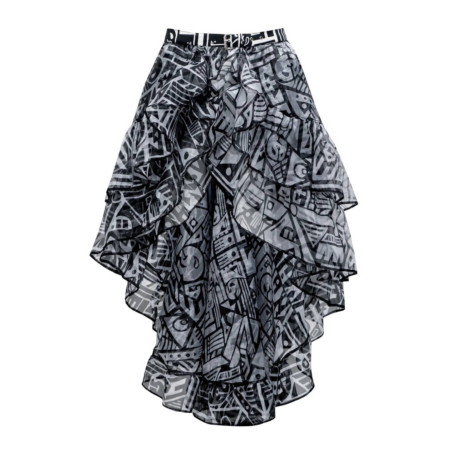B&W Jackalopeland X BAM-BAM Party Skirt