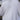 Close-up of the white Runic Cardigan showing the tonal runic print across the back and hood.