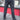 Runic Cargo Pants in black, back view on model