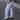 Runic Cargo Pants in white, side view on model