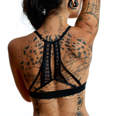 Fia Chevron Print Bikini Top