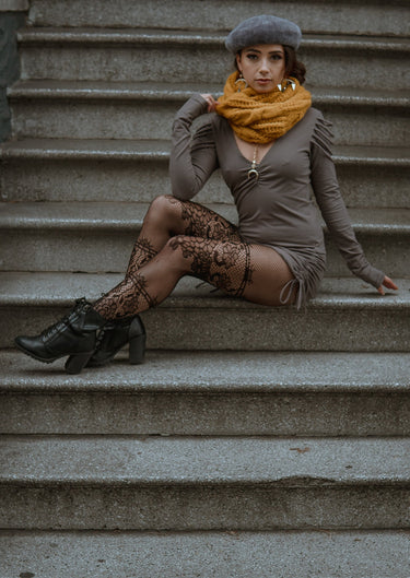 Cecile Long Sleeve Dress (2 colors)