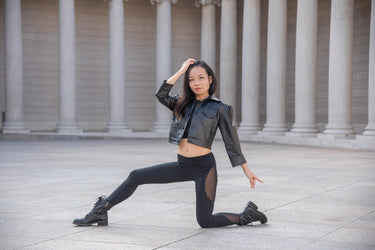 Cruella Jacket Made with Black Vegan Leather