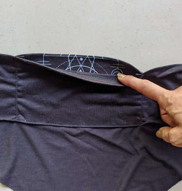 Lunar print bandana mask-KAYO Anime Clothing