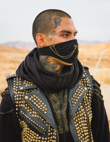 Ninja Chain Face Mask-KAYO Anime Clothing
