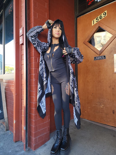 Mud Cloth Unisex Printed Cardigan