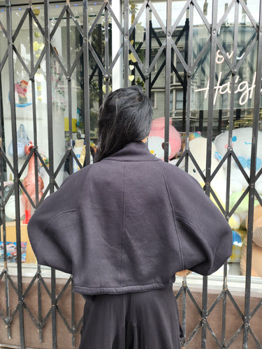 Bubble Sleeve Crop Jacket