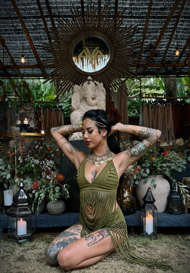 Xavi String Studs Bra