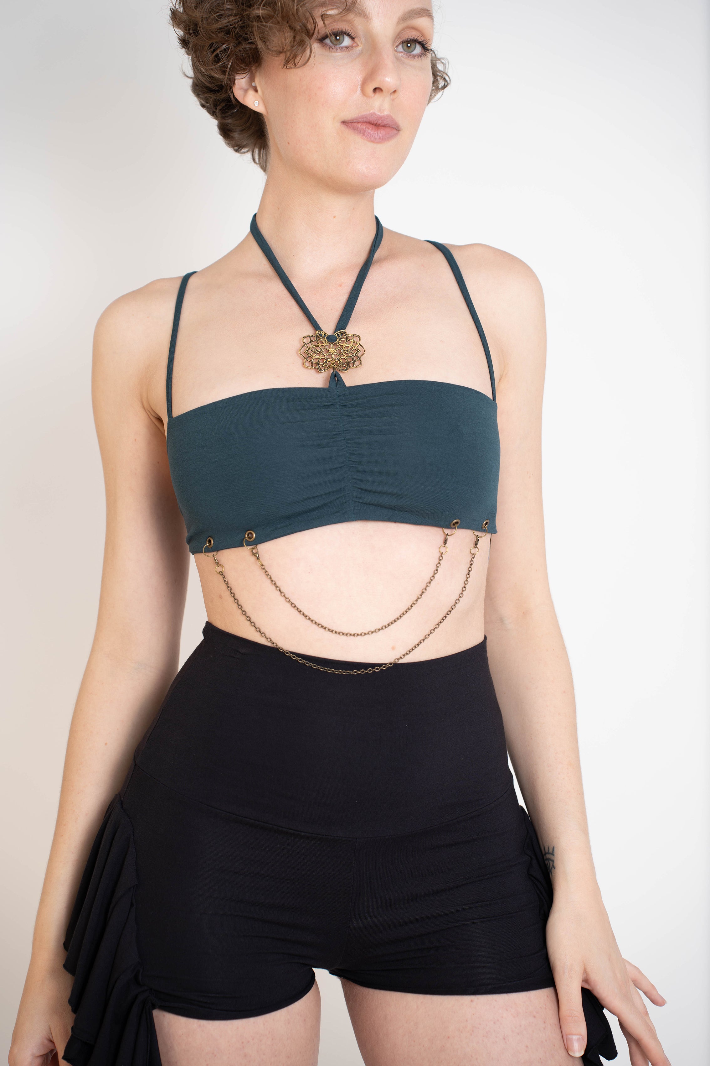 chain bra ( DOT BLACK ) | KISHIDAMIKI