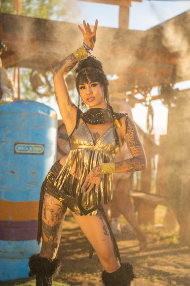 Leather Lunar Necklace