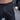 Runic Cargo Pants in black, close-up of tonal Runic print, waistband and front pocket