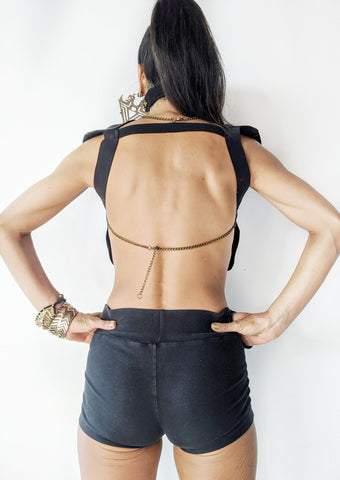 Chain bustier Leather version