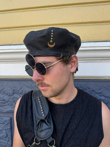 Leather Beret
