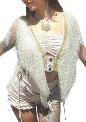 Long Fringe Vest