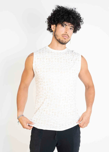 Men's Wotsuma print tank ( 2 Colors )