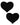 Black Heart Nipple Pasties