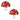 Sparkly Red Shroom Emoji Nipple Covers