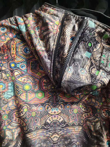 GALAKTIKA Men's Velvet Bomber Hoodie