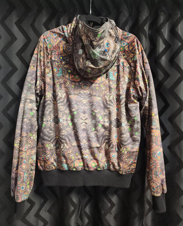 GALAKTIKA Men's Velvet Bomber Hoodie