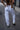 Runic Cargo Pants in white, back view on model