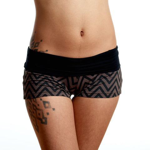 Chevron Booty Shorts