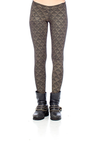 Pyramid Print Full Length Legging