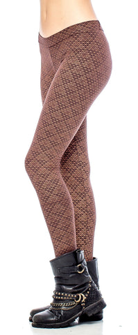 Pyramid Print Full Length Legging