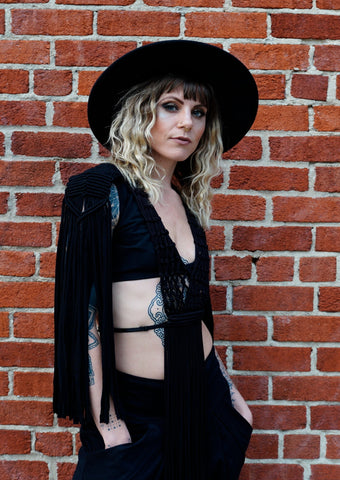 Boho Fringe Vest