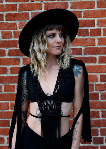 Boho Fringe Vest