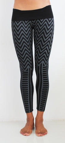 Chevron High Waisted Legging (4 Colors)