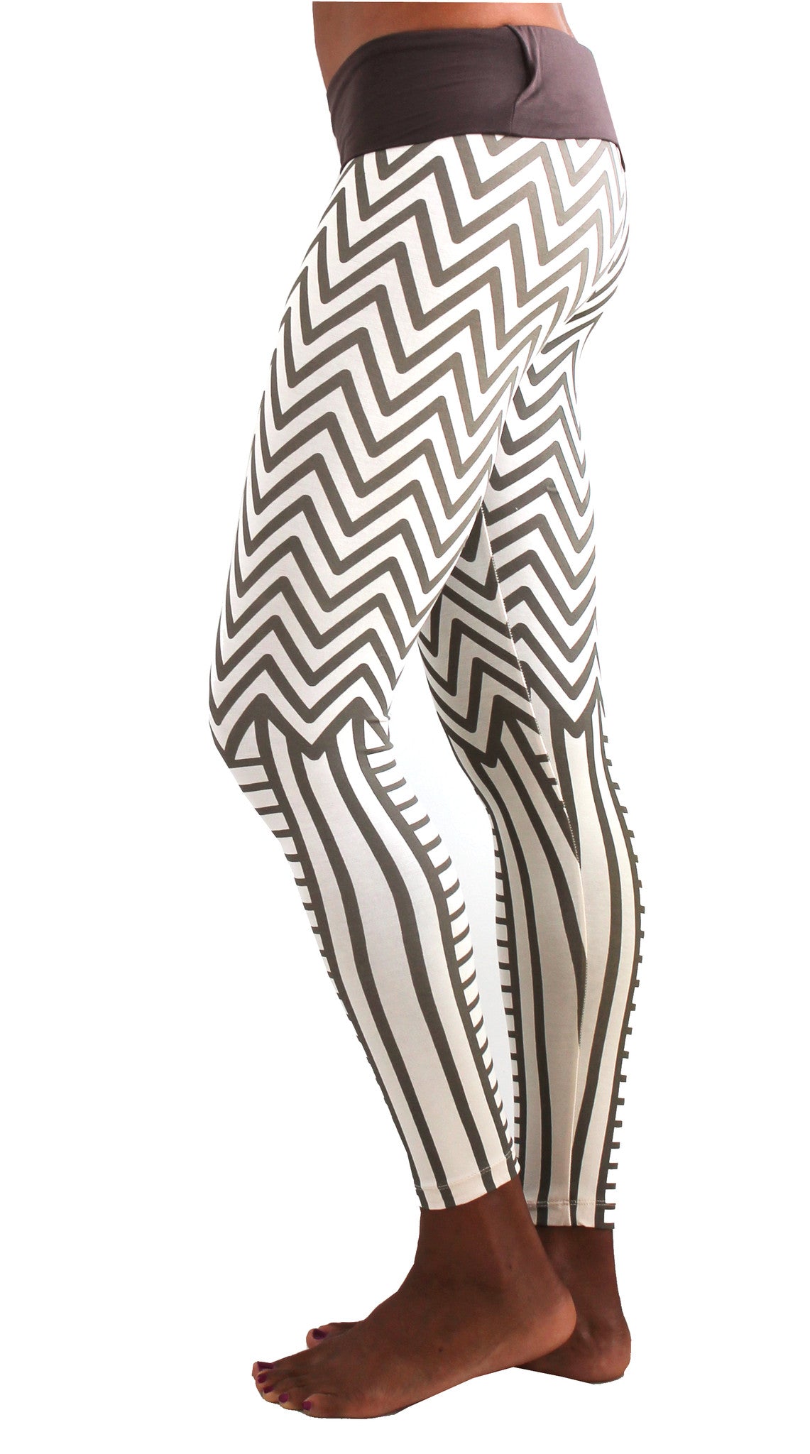 Chevron Legging, yoga legging, comfortable high waisted legging