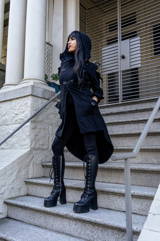 Hooded Lexis Trench coat