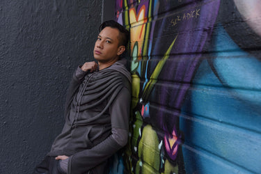 Men's Hooded String Pull Over