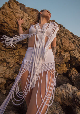 Boho Fringe Vest