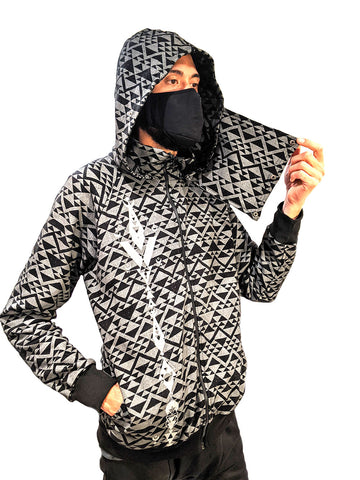 Unisex Triangle Demi Lunar Oversize hoodie