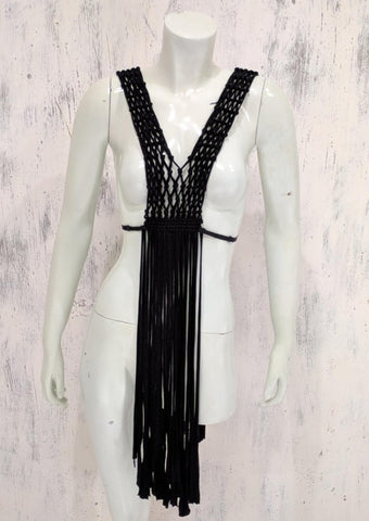 Boho Fringe Vest