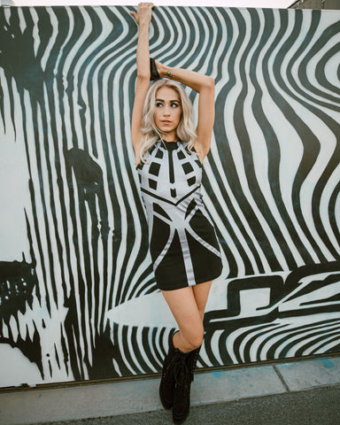 Cyborika short pencil Dress
