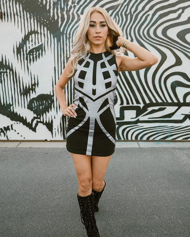 Cyborika short pencil Dress