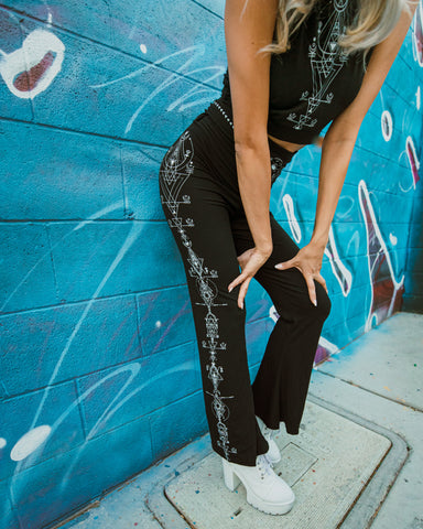 Lunar high waist Flare Pants