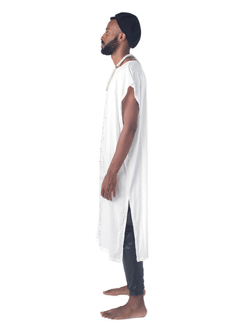 Lunar print long Toga  Dress