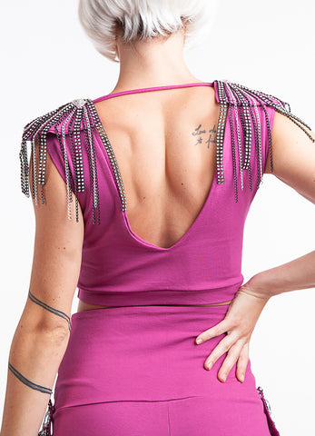 Sparkle Epaulette top