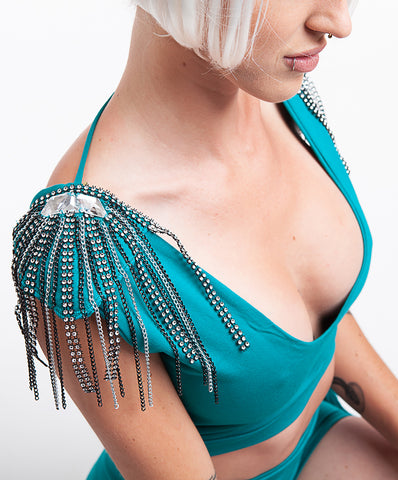 Sparkle Epaulette top