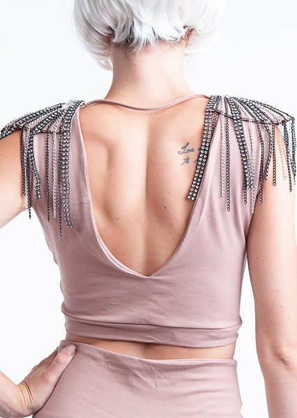 Sparkle Epaulette top