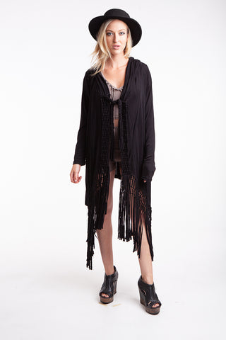 Macrame cardigan